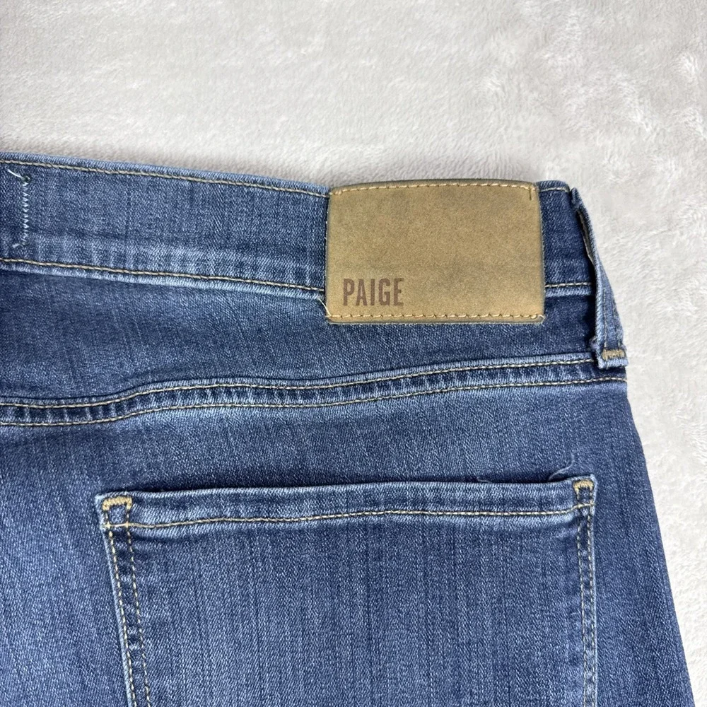PAIGE Federal Slim Straight Jeans Med Wash Men's Size 36x29 Stretch
